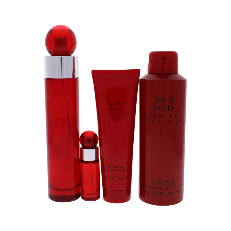 360 Red 4-Piece Gift Set