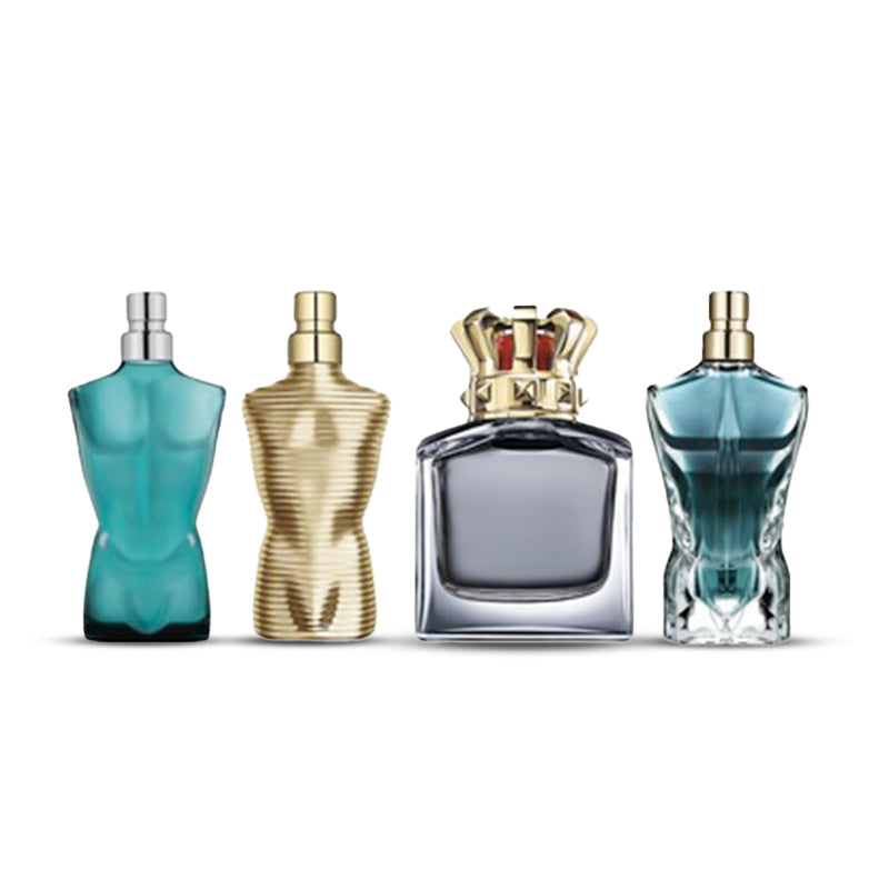 variety of Jean Paul Gaultier Miniature Set Bottles