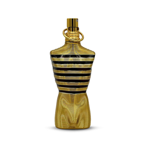 Le Male Elixir EDP dark gold bottle