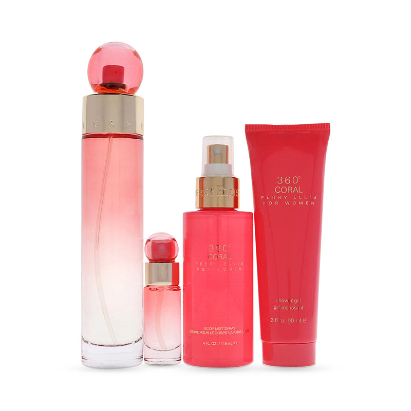 shop Perry Ellis 360 Coral 4 Piece Gift Set for Women online