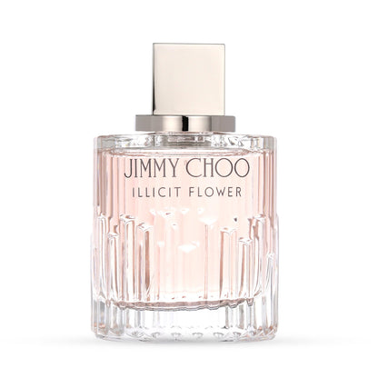 Jimmy Choo Eau de Parfum bottle with elegant design and logo.