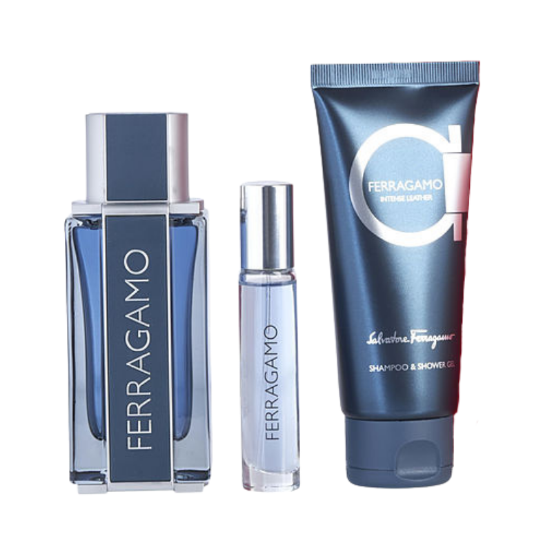 Intense Leather 3-Piece Gift Set