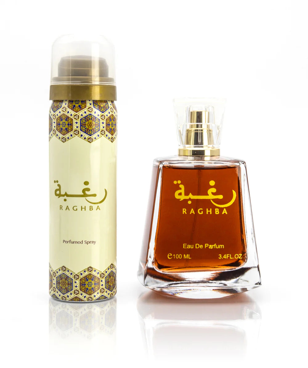 shop Lattafa Raghba EDP + Deodorant Spray for Women online